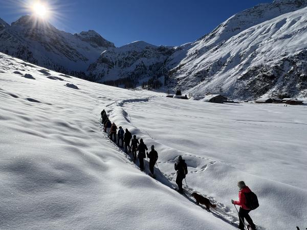 Intervall-Gourmet-Basenwoche mit Schneeschuhwandern und Wellness in Davos
